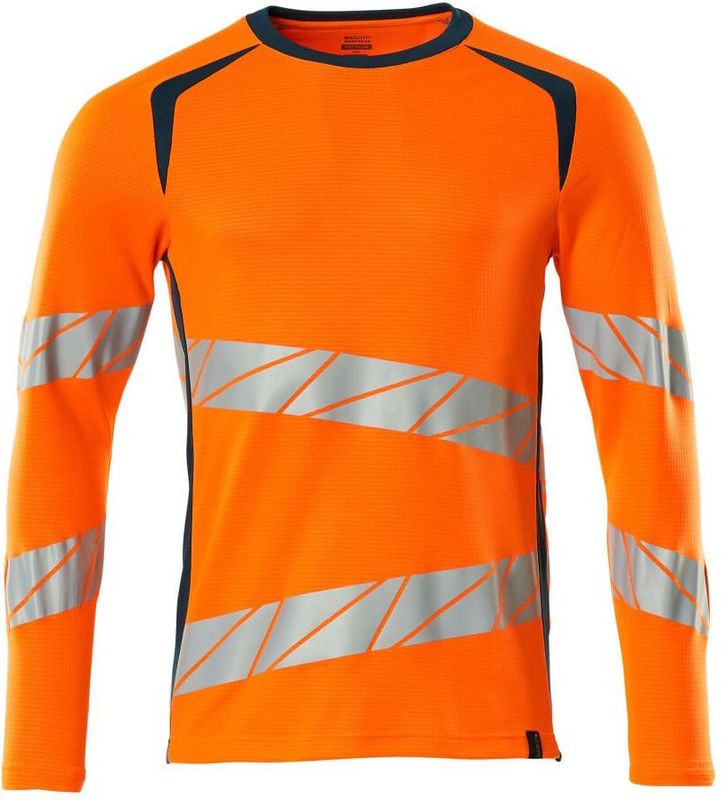 Mascot - 19081-771 - T-shirt Lange Mouwen - Hi-Vis Oranje/Donkerpetrol