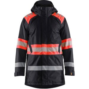 Blåkläder 4485-1977 winterparka High Vis Zwart/High Vis Rood