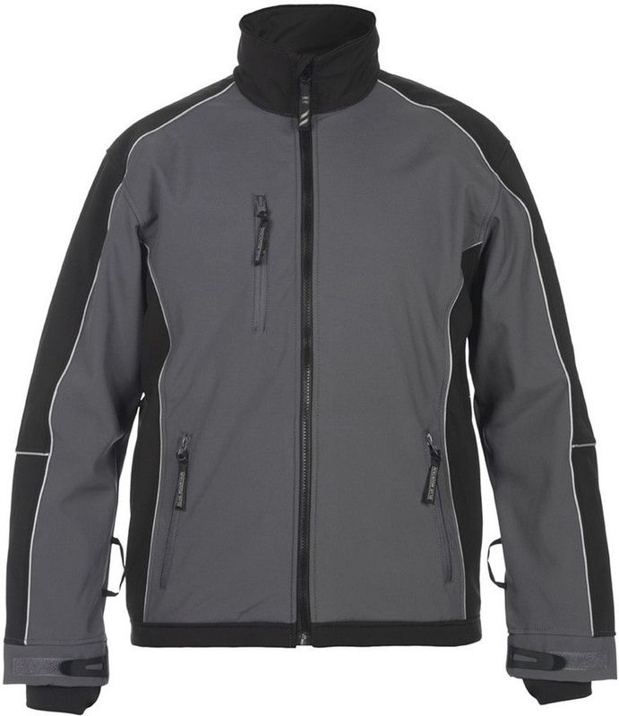 Hydrowear Vietnam Softshell Grijs/Zwart maat XXS