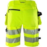 Fristads High vis Green stretch korte broek klasse 2 2646 GSTP Hi-Vis Geel/Zwart