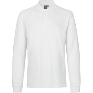 Pro Wear by Id 0544 Long-sleeved polo shirt stretch White