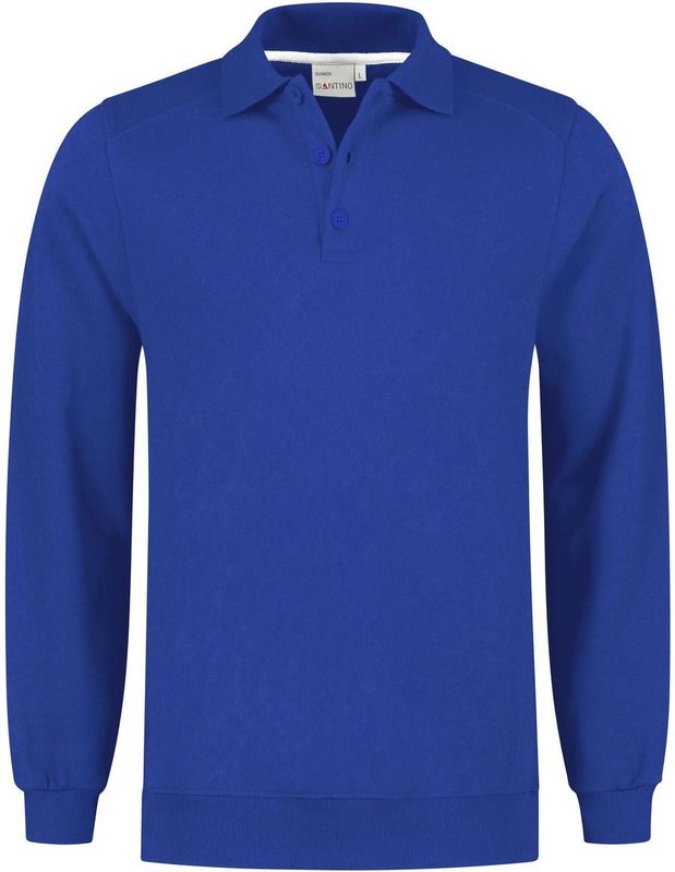 Santino Ramon Polosweater Royal Blue maat XS