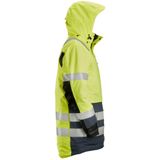 Snickers 1830 AllroundWork High-Vis Waterproof Parka KL 3 High-Vis Geel/Staalgrijs maat XS