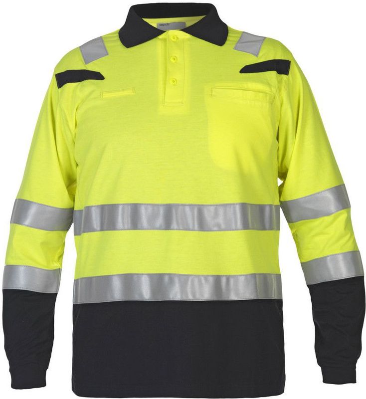 Hydrowear Mandal Fr Ast Sweater Fluor Geel/Zwart maat S