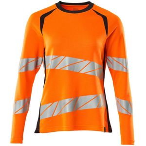 Mascot 19091-771 Dames T-shirt lange mouwen Hi-Vis Oranje/Donkermarine