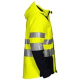 Projob 6420 Gevoerde Softshell - ISO 20471 Klasse 3/2 Geel/Zwart