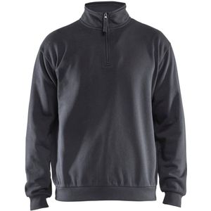 Blåkläder 3587-1169 Sweatshirt met halve rits Medium Grijs