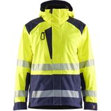 Blåkläder 4435-1987 Shelljack High Vis High Vis Geel/Marineblauw maat 4XL