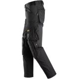 Snickers 6593 Stretch Werkbroek Capsulized™ Kniebeschermers Zwart maat 46