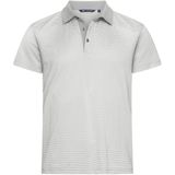 Cutter & Buck Virtue Polo Stripe Heren Zilver maat 4XL