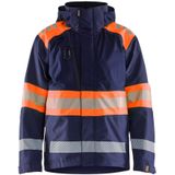 Blåkläder - 4420-1977 - Shelljack High Vis - Marineblauw/Oranje - Wind- en Waterdicht