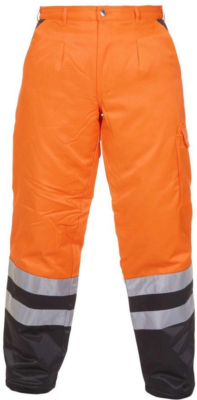 Hydrowear winterbroek Hamburg Fluor Oranje/Zwart maat 46