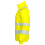 Jobman 5172 Hi-Visweatshirt Jacket Geel maat M
