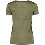 Geyser ID G11020 Woman Seamless S/S T-Shirt Olive Melange