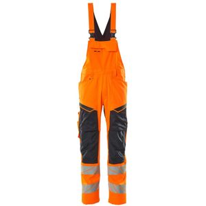 Mascot 19569-236 Amerikaanse overall met kniezakken Hi-Vis Oranje/Donkermarine