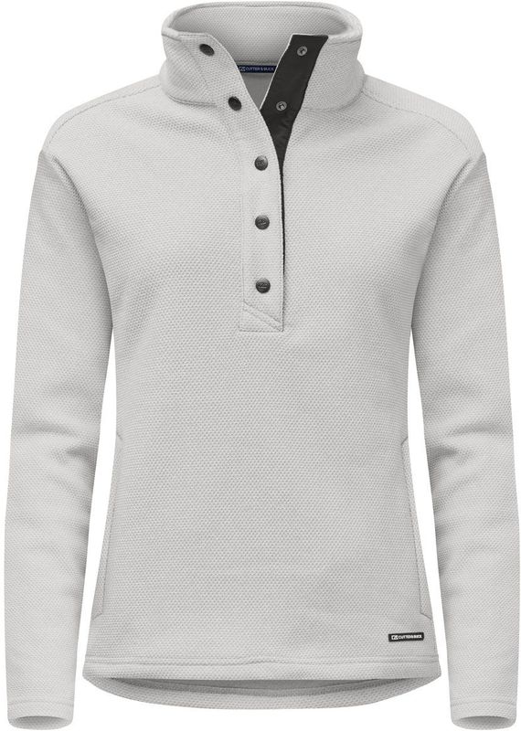 Cutter & Buck Hunts Point Fleece Dames Zilver maat M