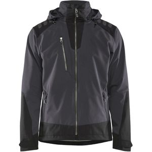 Blåkläder 4750-2513 Lichtgewicht gevoerd softshell jack Donkergrijs/Zwart maat 4XL
