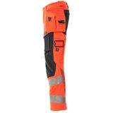 Mascot 19031-711 Broek met spijkerzakken Hi-Vis Rood/Donkermarine