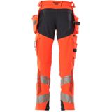 Mascot 19031-711 Broek met spijkerzakken Hi-Vis Rood/Donkermarine