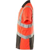 Mascot 50117-949 Poloshirt Hi-Vis Rood/Donkerantraciet