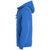 Clique Basic hoody full zip Kobalt