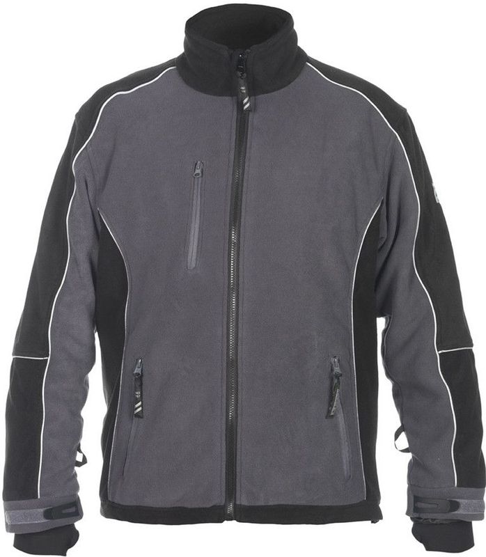 Hydrowear Velden Fleecejack Grijs/Zwart maat XXS