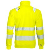 Jobman 5172 Hi-Visweatshirt Jacket Geel