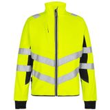 F. Engel 1544 Safety Work Jacket Stretch Yellow/Black maat XL