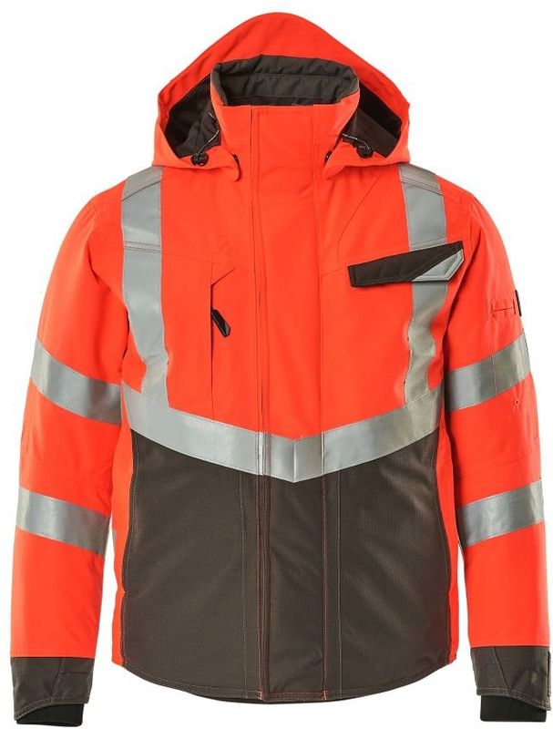Mascot - 15535-231 - Winterjas - Hi-Vis Rood/Donkerantraciet