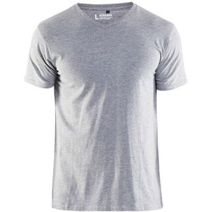 Blåkläder 3360-1059 T-Shirt V-hals Grijs Mêlee