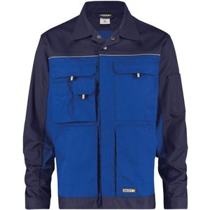 Dassy Lugano Tweekleurige werkvest Korenblauw/Marineblauw maat L