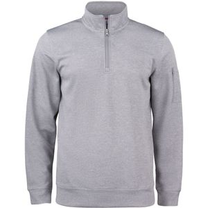 Clique Basic Active Half Zip Grijs-Melange