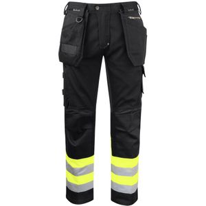 Projob 6524 Gevanceerde Werkbroek Geel/Zwart maat C62