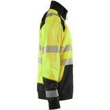 Blåkläder 3558-2528 Sweatshirt hele rits High Vis Geel/Zwart