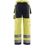 Blåkläder - 1587-1512 Werkbroek - High Vis Geel/Marineblauw - Stretchmateriaal