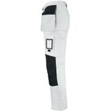 Jobman 2129 Painters' Trousers Hp Wit/Zwart