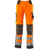 Mascot Safe Supreme Broek met kniezakken 15579-860 - hi-vis oranje/donkerantraciet