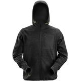 Snickers 8041 FlexiWork Fleece Hoodie Zwart