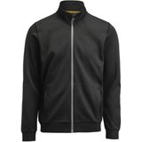 Jobman 5403 Sweatshirt Full Zip Heren Zwart/Zwart maat 4XL