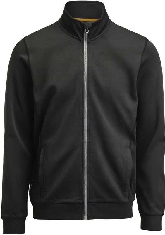 Jobman 5403 Sweatshirt Full Zip Heren Zwart/Zwart maat 4XL