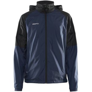 Craft Core UNIFY Windjack voor heren, S, blaze/zwart, met zachte mesh-voering, 2 zakken met ritssluiting, verstelbare capuchon, windjack voor heren, licht windjack voor heren