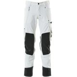 Mascot - Advanced Broek - Wit - Stretchstof - Kniezakken - Slijtvast