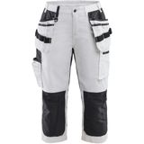 Blåkläder 7109-1310 Dames Schilderspiraatbroek X1900 met stretch Wit/zwart maat C32