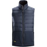Snickers 4902 Hybride Vest Marineblauw/Donkermarineblauw melange maat XS