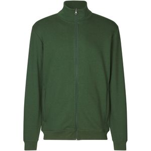Pro Wear by Id 0382 CARE cardigan ongeborsteld Fles groen maat S