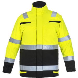 Hydrowear Menorca Multinorm Softshell Fluor Geel/Zwart maat 4XL