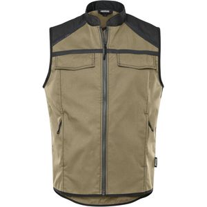 Fristads Vest 5555 STFP Khaki/Zwart maat S