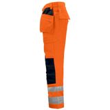 Projob 6531 Werkbroek - ISO 20471 Klasse 2 Oranje/Zwart