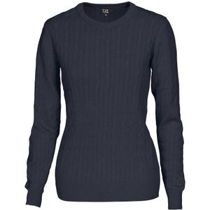 Cutter & Buck Blakely Knitted Sweater Dames Donker Marineblauw
