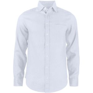 Cutter & Buck Summerland Linen Shirt Heren Wit